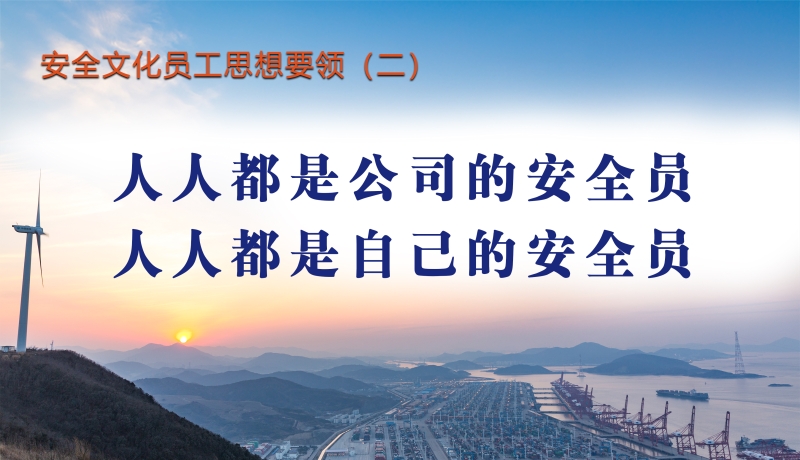 安全文化员工思想要领（二）