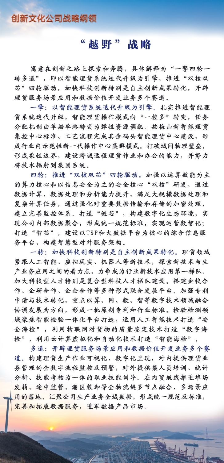 创新文化公司战略纲领